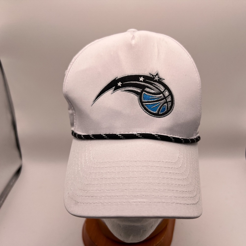 Orlando Magic NBA White Snapback Hat AdventHealth Performance Rope Cap